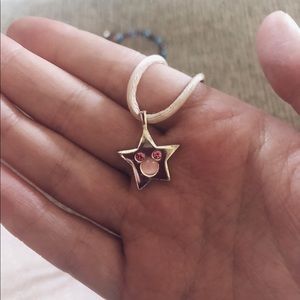 Pink Disney Minnie Mouse String Necklace